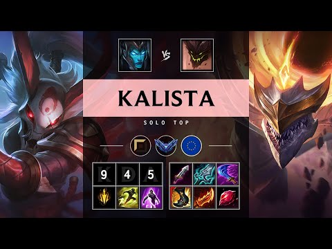 Kalista Top vs Malphite - EUW Diamond Patch 25.15