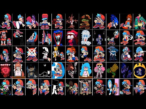 Top 50+ The Best Game Over Screen Compilation in FNF - Friday Night Funkin