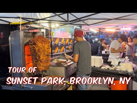 Walking through Sunset Park, Brooklyn, NYC