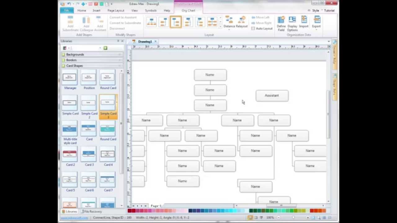 Create Complex Org Chart with EdrawMax