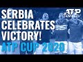 Serbia & Novak Djokovic Celebrations, Trophy Lift & Victory Speech! ??? | 2020 ATP Cup Finals
