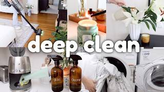 CLEANING MOTIVATION! Whole Apartment Deep Clean + Satisfying Kitchen Cleaning Hacks