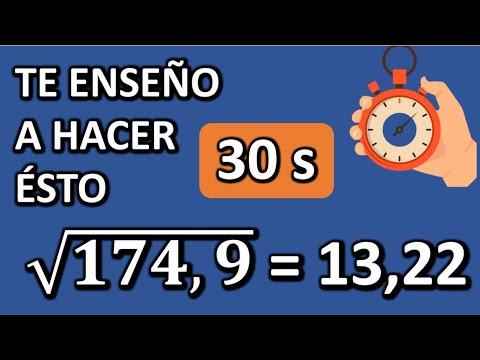 RESOLVER RAÍCES CUADRADAS EN SEGUNDOS USANDO UNA FÓRMULA QUE NO CONOCEN TUS PROFESORES