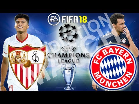 FIFA 18 | Sevilla vs FC Bayern München | Champions League 2017/18 | Prediction Gameplay