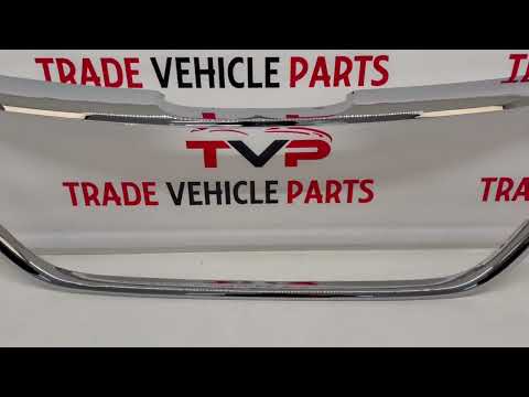 For Peugeot 208 2015-2019 Front Bumper Centre Grille Chrome Frame video