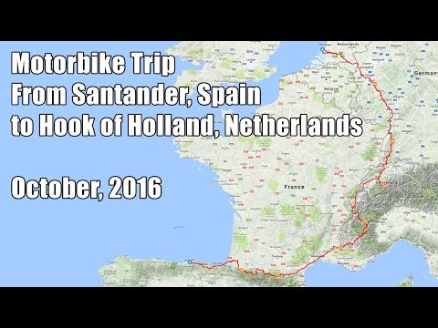2016-10 - Motorbike Trip from Santander to Hook of Holland