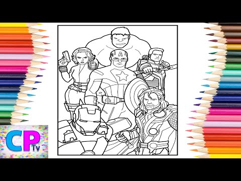 Avengers Super Speed Ipad Pro Coloring Pages/Syn Cole - Keep Going/Melodia/Gizmo [NCS Release]