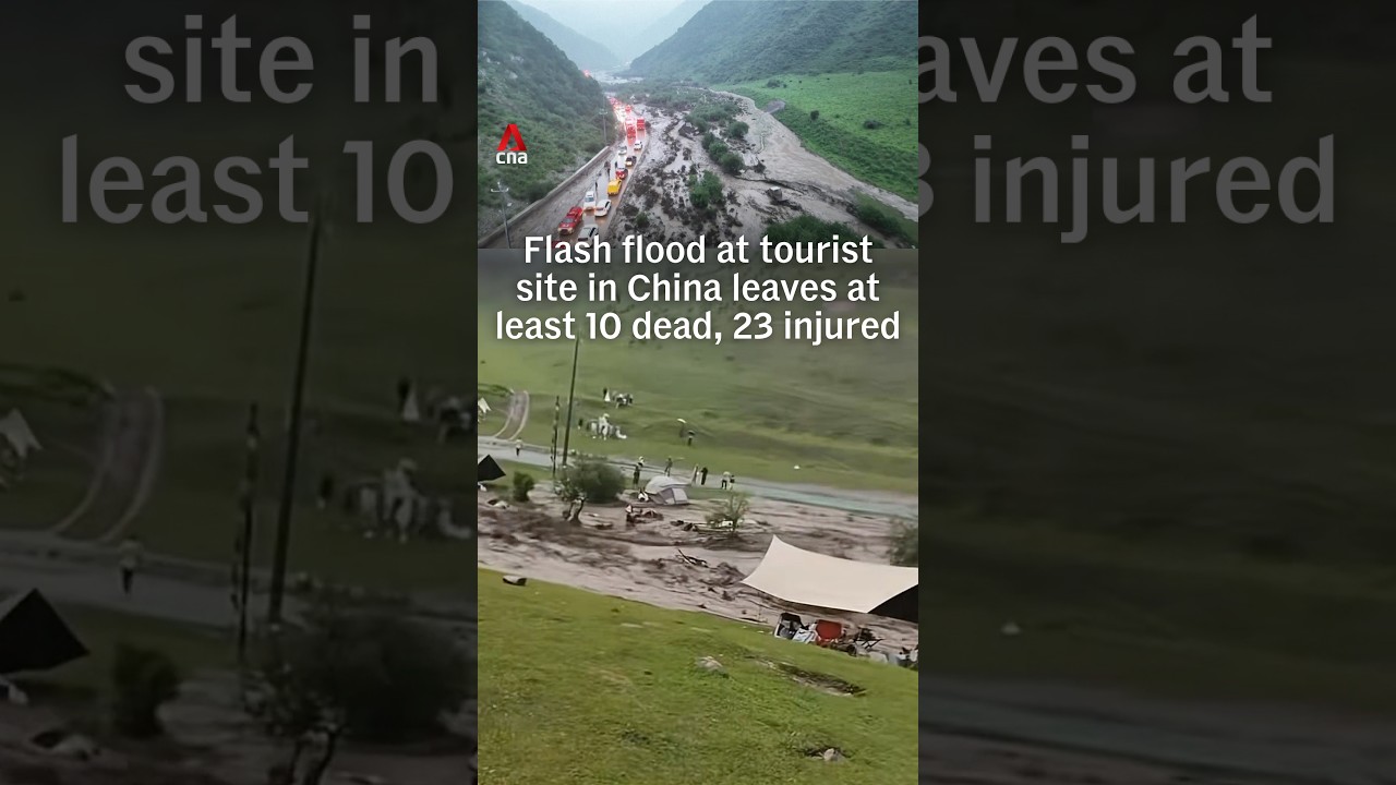 Flash flood sweeps Chinese camping ground, kills at least 10 in Gansu Province