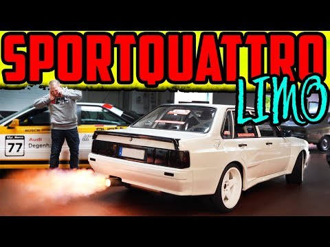 Ein neuer AUDI für's MUSEUM! - SPORTQUATTRO Limo - Probefahrt & Vorstellung!