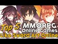 Top 5 MMORPG Online Games Like Sword Art ...