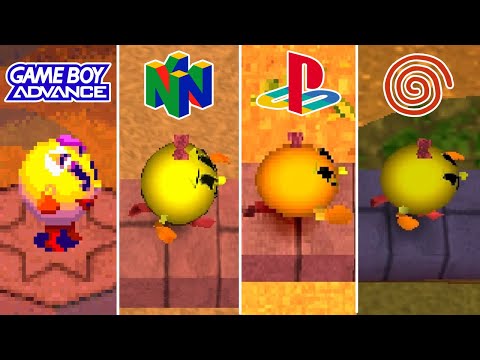 Ms. Pac-Man Maze Madness (2000) GBA vs N64 vs PS1 vs Dreamcast (Which One is Better?)