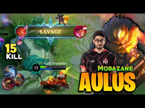 Mobazane Aulus PERFECT SAVAGE! [ Top Global Aulus Best Build ] By Mobazane - Mobile Legends
