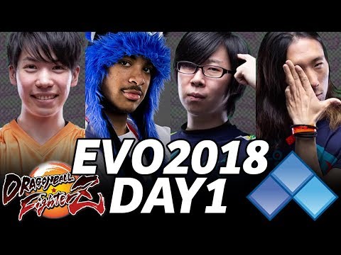 EVO 2018 DBFZ DAY1 (TIMESTAMP) SonicFox GO1 Dogura Fenritti Moke Alioune Punk Nakkiel