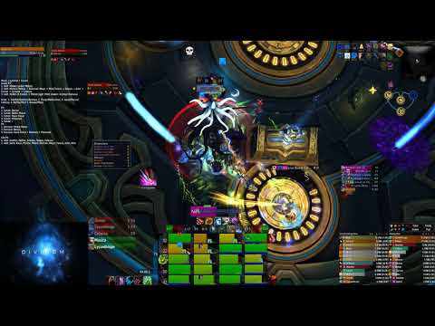 Divinum vs Queen Azshara (mythic firstkill) [Resto Druid POV]