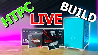 🟣 Building a BUDGET Home Theater PC -- Live PC Build and Hangout