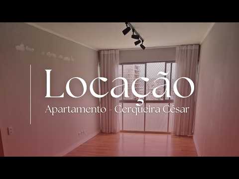 Apartamento para locação, Cerqueira César, São Paulo, SP