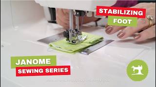 Janome Sewing Series: Stabilizing Foot Button | Sew Over Thick Seams (3160 & 2030)