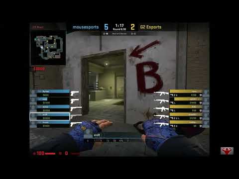 acoR CS:GO POV (mouz)(30-18) vs G2 / mirage / ESL Pro League Season 13