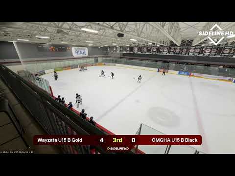 OMGHA U15 B Black vs. Wayzata U15 B Gold (2026.01.24)