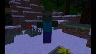 Lonely Woods: Minecraft horror movie trailer