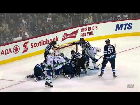 Canucks @ Jets Highlights 11/18/15