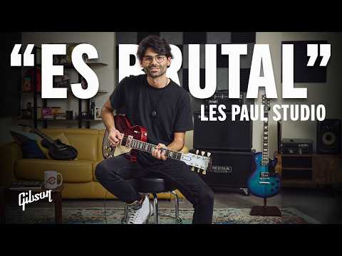 Pío Perilla tocando la nueva LES PAUL STUDIO
