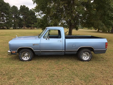 Blue Meanie Finished! Homemade shackles and Cherry Bombs! 87 Dodge D100