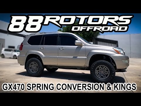 Lexus GX460 GX470 Kings Lift & Rear Coil Conversion Air Delete