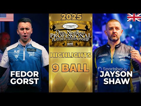 FEDOR GORST - JAYSON SHAW | Diamond Open 9 ball Professional Players Championship | HIGHLIGHTS