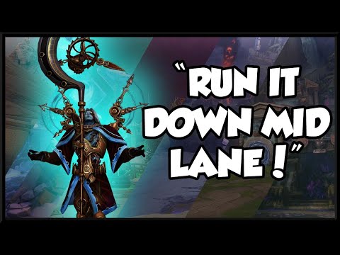 SMITE Season 8 | RUN IT DOWN MID LANE!! (Chronos ADC)