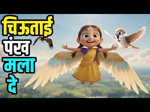 ChiuTai ChiuTai | Marathi Balgeet | Badbad Geet | Marathi Top Animated Song | From Jollytoons