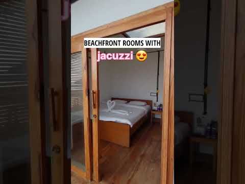 GOA Beachfront JACUZZI Cottage #findingindia  #goa #beach #couplegoals #shorts #southgoa #staycation