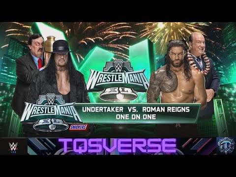 THE UNDERTAKER VS ROMAN REIGNS. WWE 2K25. TQS