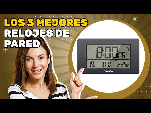 Vídeo relacionado con Reloj pared de péndulo decorativo moderno para sala estar, cocina, oficina, dormitorio, diseño funciona con pilas, movimiento silencioso, relojes de pared redondos metal, decoración del hogar, 60 cm