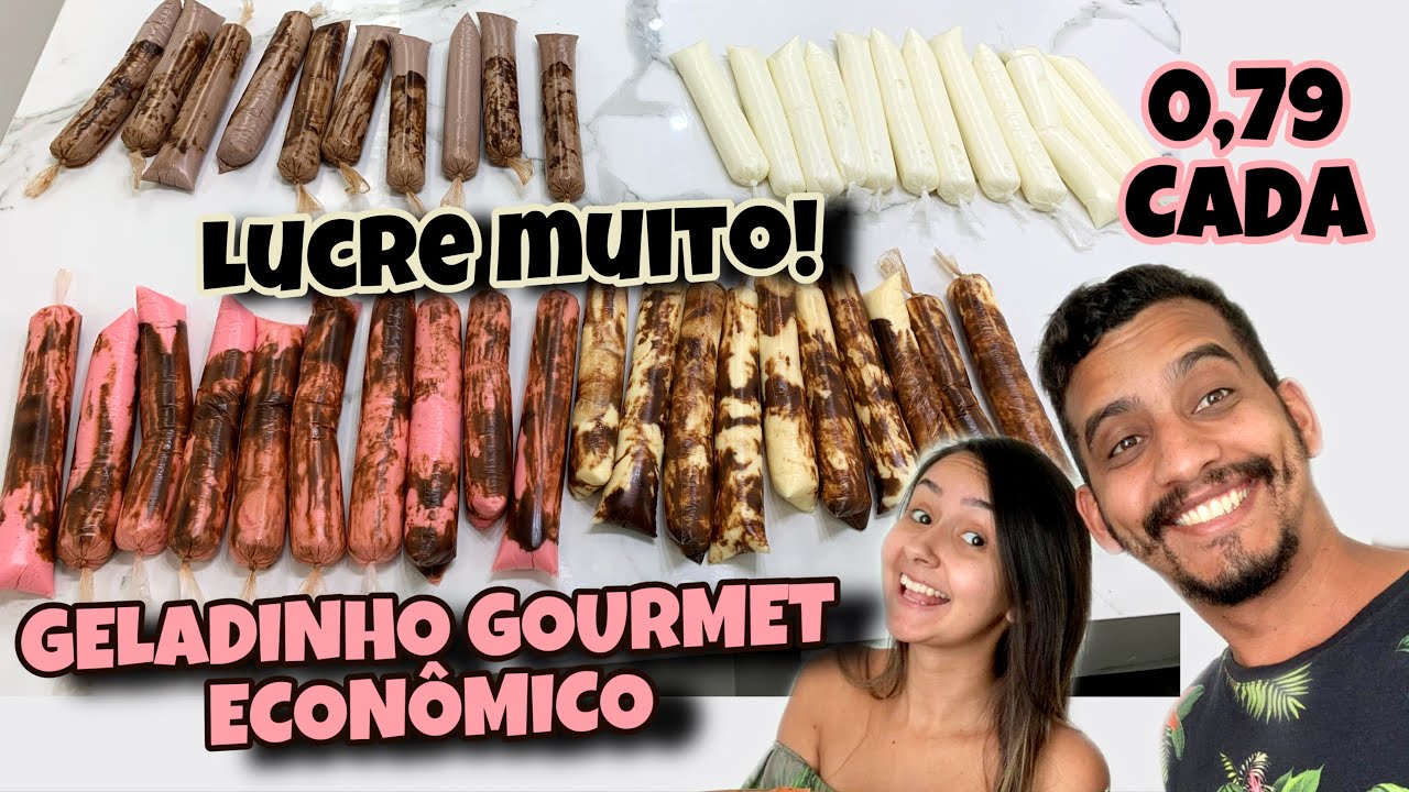 GELADINHO GOURMET ECONÔMICO | SACOLÉ | DIMDIM