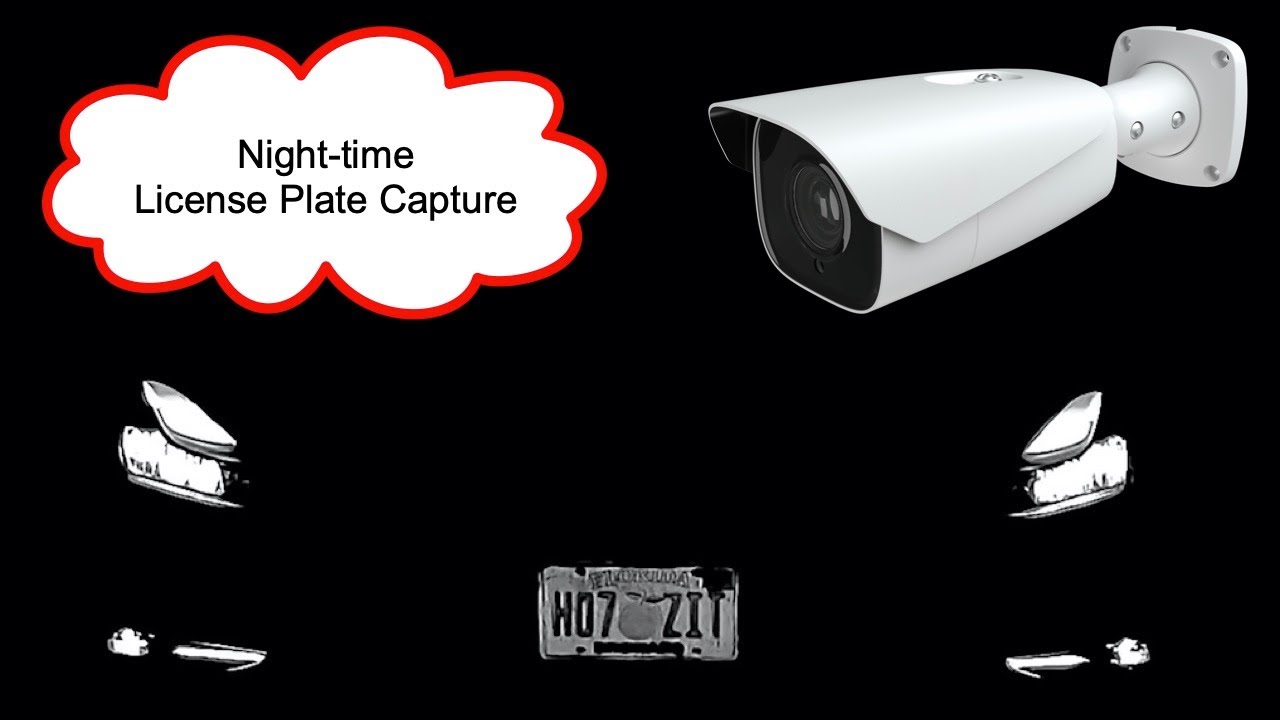 LPR camera night time license plate recognition
