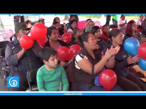 Banderazo de inicio para la construcción del colector pluvial en Santa Bárbara