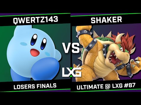qwertz143 (Kirby) vs Shaker (Wario/Bowser) - Smash Ultimate @ LXG 87 - Losers Finals