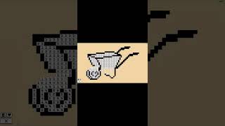 Wheelbarrow (Farm Pack) | Coloring Pixels #shorts #games #relaxing #pixel #art