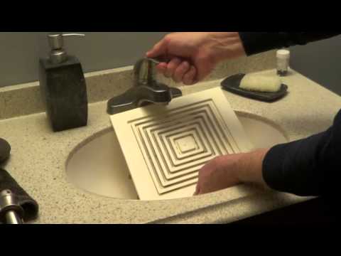 Part of a video titled How to Clean a Bathroom Exhaust Fan - YouTube