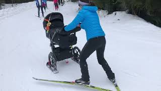 Video o Snowalk univerzální lyže ke kočárku  