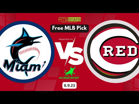 Miami Marlins vs  Cincinnati Reds Prediction 8/9/23 -  Free MLB Picks Today
