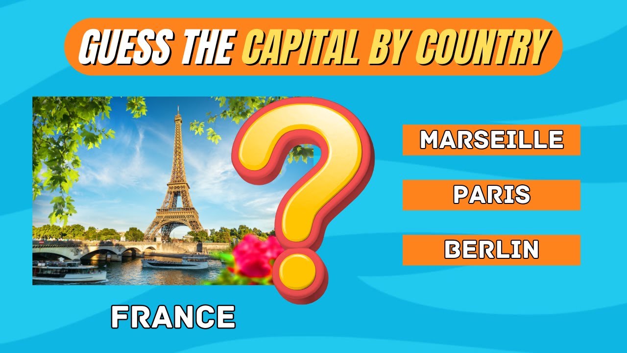 Test Your Geography Skills: Guess the Capital of Country Quiz