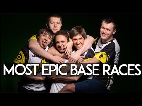 MOST EPIC BASE RACES in Dota 2 History.