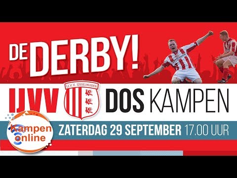 Voetbalderby IJVV - DOS Kampen