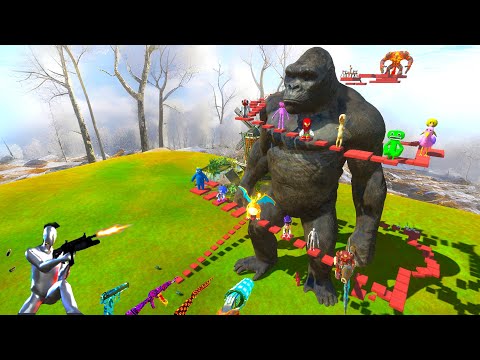 FPS AVATAR AROUND KING KONG Deadly Parkour - Animal Revolt Battle Simulator