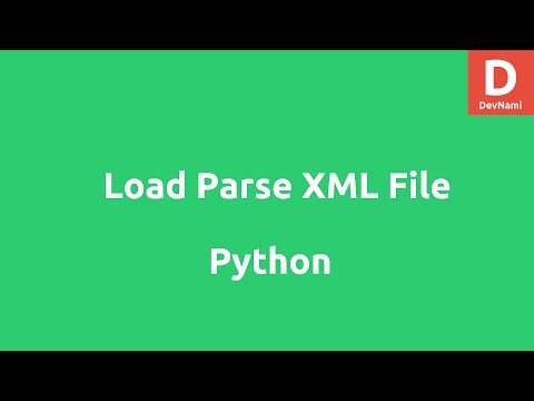 Python Load and Parse XML file