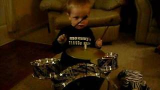 Jake's First Drum Session
