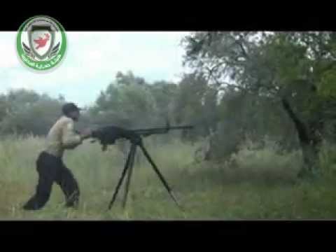 استهداف مقرات النظام في مدينة جسر الشغور بقذائف الهاون من قبل لواء ذئاب الغاب