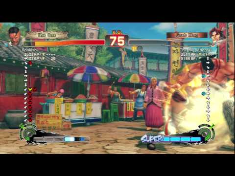 Spokish [Dudley] Vs The_big_lebonski [T.Hawk] SSF4 AE Ranked Matches - PSN